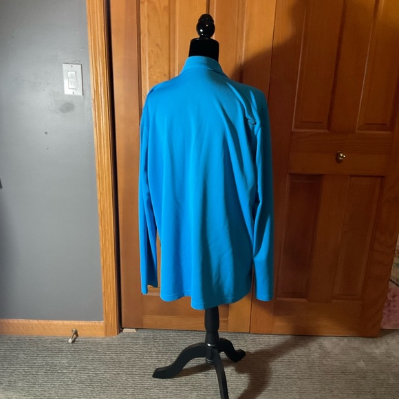 Men’s Oakley pullover. Sz XL. EUC PGA Tour vibrant blue - Picture 3 of 7